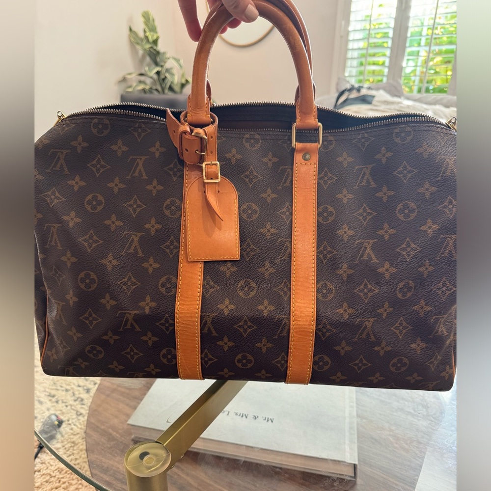 Authentic Louis Vuitton Monigram Keepall 45